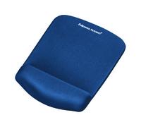 Fellowes Tapis de souris 9287302 Repose-poignet PlushTouch mousse mémoire de forme Bleu