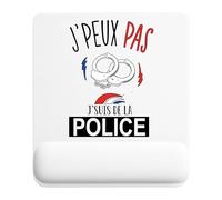 Tapis de Souris Police | Accessoire Bureau Ergonomique - Idéal pour Anniversaire, Collègue, Secret Santa Noël, Fête des Pères et Fête des Mères