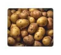 Tapis De Souris Pommes De Terre du Jardin 25X30Cm Base en Caoutchouc Tapis De Souris Gaming Bords Cousus Tapis pour Pc Études