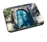 Tapis de souris Porte vintage bleue style roman / monument / architecture G