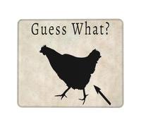 Tapis De Souris Poules Rigolotes, Quel Poulailler avec des Motifs De Fesses De Poulet 25X30Cm Antidérapante Tapis De Souris Gaming Bords Cousus Mouse Pad pour Maison Gamer