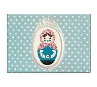 Tapis de souris Poupée russe étoilée 27 x 19 cm G