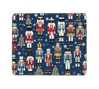Tapis de souris pour femme avec base en caoutchouc antidérapant Motif casse-noisette