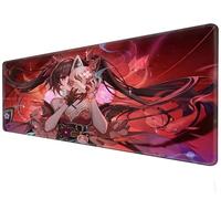 Tapis de souris pour gamers PCtXXL Souris Extension Anime Keyboard Pad | Anti Slip Mousepad | Tapis de souris imperméable | Game Desk pad and Computer Accessoires/Office Mouse pad (A, 700×300m'm)