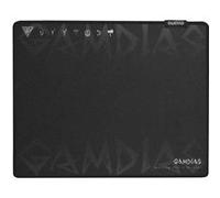 GAMDIAS – Tapis de souris gamer Nyx Control – Imperméable, patins antidérapants – M Noir