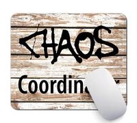 Tapis de souris pour le travail, coordinateur du chaos, tapis de souris pour hommes, fournitures de bureau pour hommes, cadeaux de collègues