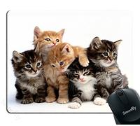 Tapis de souris pour ordinateur, chatons, famille, chats, tapis de souris