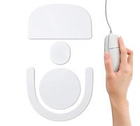 Tapis de souris pour pieds de souris | Autocollant antidérapant pour base de souris - Remplacement de protection pour le travail et les jeux