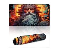 Tapis de Souris psychédélique Père des Dieux du Nord imperméable 40 x 75 cm Surface Lisse Haute précision Mouvement Rapide Anti-Rayures Base antidérapante