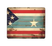 Tapis De Souris Puerto Rico Flag Mouse Pad Antidérapante Mousepad Portable Accessoires De Jeu pour Ordinateur Portable Gaming Jeu XL