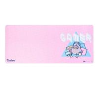 Tapis de Souris - Pusheen - Rose - XL - Mousse et Tissu - Confort Optimal