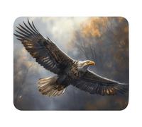 Tapis De Souris Pygargue À Tête Blanche Tapis De Bureau avec Base en Caoutchouc Souris Tapis Durable Gamer Mouse Pad pour Pc Souris Ordinateur 25X30Cm