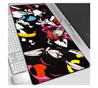 Tapis De Souris Rael Black Deacon 800 X 300Mm, Dessous en Caoutchouc , Couche Imperméable Parfaite, Tapis De Souris Base De 3 Mm D'Épaisseur, La Meilleure Expérience De Précision Et De Vitesse, F