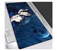 Tapis De Souris Rael Black Deacon 800 X 300Mm, Dessous En Caoutchouc , Couche Imperméable Parfaite, Tapis De Souris Base De 3 Mm D'Épaisseur, La Meilleure Expérience De Précision Et De Vitesse, E