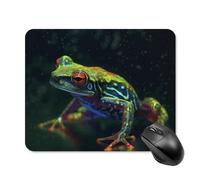 Tapis De Souris Rainette Lavable Moderne Bureau Tapis Souris, pour Maison, Jeux, Ordinateur Portable, 25x30cm