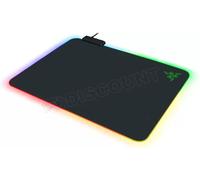 Razer Firefly V2 - Tapis de Souris de Jeu avec Surface microtexturée et éclairage Chroma RGB (Support de câble, éclairage périphérique des Bords, antidérapant) Noir