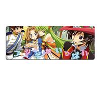 Tapis De Souris Rebel Lulu 800X300Mm Extra-Large, Tapis De Jeu, Tapis De Souris Anti-Dérapant en Caoutchouc Naturel avec Bordure Verrouillable De 3 Mm