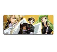 Tapis De Souris Rebel Lulu 800X300Mm Extra-Large, Tapis De Jeu, Tapis De Souris Anti-Dérapant en Caoutchouc Naturel avec Bordure Verrouillable De 3 Mm, F