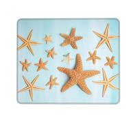 Tapis de souris rectangulaire 3D avec impression d'été maritime pour ordinateur, tapis de souris antidérapant, 25,4 x 30,5 cm, 20,9 x 24,1 cm