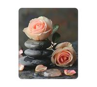 Tapis de souris rectangulaire avec base antidérapante, pour jeux sur ordinateur, 25,4 x 30,5 cm