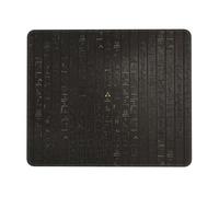 Tapis de souris rectangulaire imprimé hiéroglyphe égyptien antique pour ordinateur, tapis de souris antidérapant 25,4 x 30,5 cm, 20,9 x 24,1 cm