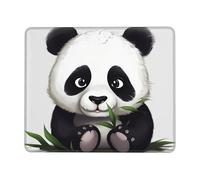 Tapis de souris rectangulaire, mignon panda tapis de souris de jeu, tapis de souris en caoutchouc antidérapant, protection de bureau, décoration de bureau personnalisée