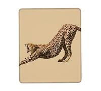 Tapis de souris rectangulaire, motif guépard (3), tapis de souris de jeu, tapis de souris en caoutchouc antidérapant, protection de bureau, décoration de bureau personnalisée