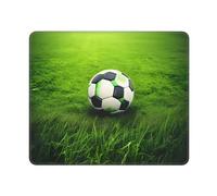 Tapis de souris rectangulaire pour ordinateur portable, 25,4 x 30,5 cm Motif herbe verte