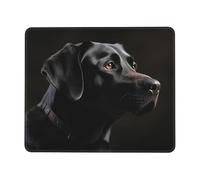 Tapis de souris rectangulaire, tapis de souris de jeu labrador noir, tapis de souris en caoutchouc antidérapant, protection de bureau, décoration de bureau personnalisée