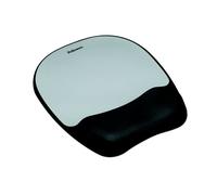 Tapis de souris - Repose poignet ergo mouss’ Aluminium Fellowes Repose poignet confort exceptionnel