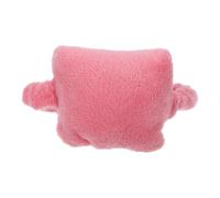 Tapis de Souris Repose Poignet Ergonomique en Peluche Rose | Coussin de Soutien pour Bureau et Maison, Surface Tissée Délicate, Mouvements Fluides, Fatigue Réduite