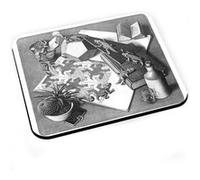 Tapis de souris Reptiles escher dessin litographie art moderne illusion G