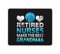 Tapis De Souris Retired Nurses Make The Best Grandmas Mousepad Durable Mouse Pad Imperméable Tapis Souris pour Ordinateur Travail Jeu S
