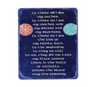 Tapis de souris rétro Viking Prayer Thirteenth Warrior Lo There Do I See My Father - Résistant à l'eau - Avec base en caoutchouc antidérapant - Pour bureau, ordinateur portable, jeux vidéo - 23,9 x