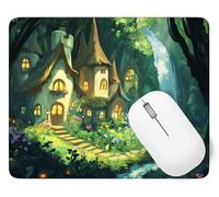 Tapis De Souris Rêve Mouse Pad Petit 25 x 21 cm, Château Tapis Souris Gamer, Base en Caoutchouc Imperméable et Antidérapante, Offrez-Vous Une Glisse Ultra-Douce et Un Suivi Optimal Jeux p1j-937