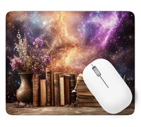 Tapis De Souris Rêve Mouse Pad Petit 25 x 21 cm, Livre Tapis Souris Gamer, Base en Caoutchouc Imperméable et Antidérapante, Vous Une Glisse Ultra-Douce et Un Suivi Optimal pour Travail, Jeux p1j-257
