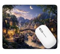 Tapis De Souris Rêve Mouse Pad Petit 25 x 21 cm, Paysage Tapis Souris Gamer, Base en Caoutchouc Imperméable et Antidérapante, Offrez-Vous Une Glisse Ultra-Douce et Un Suivi Optimal Jeux p1j-94