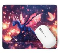 Tapis De Souris Rêve Mouse Pad Petit 34 x 28 cm, Dinosaure Tapis Souris Gamer, Base en Caoutchouc Imperméable et Antidérapante, Offrez-Vous Une Glisse Ultra-Douce et Un Suivi Optimal Jeux p1j-90