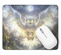 Tapis De Souris Rêve Mouse Pad Petit 60 x 40 cm, Hibou Tapis Souris Gamer, Base en Caoutchouc Imperméable et Antidérapante, Vous Une Glisse Ultra-Douce et Un Suivi Optimal pour Travail, Jeux p1j-894