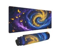 Tapis de Souris Rêve Tapis de Souris XXL 1000x500x3mm Ciel Étoilé Mousepad, Mouse Pad avec Bords Surpiqués Base et Caoutchouc Antidérapante pour Bureau/Maison Decoration Bureau Desk, Cadeau 0E-631