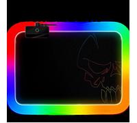 Tapis de Souris RGB - SPIRIT OF GAMER - Medium - Rétro-éclairage LED - Antidérapant - 10 Modes