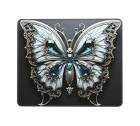 Tapis De Souris Rhinestone Butterfly sous-Main Portable Mousepad Antidérapante Tapis Souris pour Ordinateur Jeu Bureau M