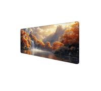 Tapis de Souris RivièRe, Tapis Souris XXL Gaming 1600x800x3mm Antidérapant Étanche Base en Caoutchouc Mouse Pad, Desk Mat avec Bords Cousus, Précision Améliorées pour PC, Ordinateur, (Arbre) D1-469