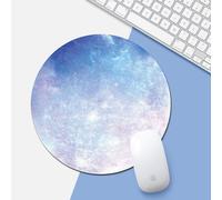 Tapis de souris rond antidérapant, en caoutchouc épais, dessin animé, Animal pingouin, marbre, pour MacBook, Xiaomi, Lenovo