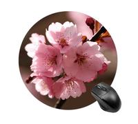 Tapis de souris rond en caoutchouc antidérapant pour bureau, maison, ordinateur portable, tapis de souris rond de voyage imperméable pour ordinateur portable, tapis de souris mignon pour homme et