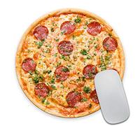 Tapis de souris rond pizza, tapis de souris Pepperoni Pizza