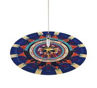 Tapis de souris rond portable | Tapis de souris de divination radiesthésique, 21,6 cm, forme ronde pour jeu de société