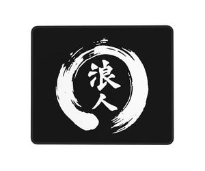 Tapis De Souris Ronin, Caractère Kanji Japonais Accessoires De Jeu Imperméable Mouse Pad Antidérapante Tapis Souris pour Bureau Gaming Ordinateur Portable M