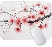 Tapis de Souris Rose 60 x 40 cm, Tapis Souris Gaming Fleur, Mouse Pad avec Base Anti-Dérapante en Caoutchouc, Améliore la Précision et la Vitesse, Petit Portable Mouse Pad pour Gamer, Bureau M3-874