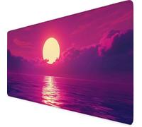 Tapis de Souris Rose Tapis de Souris XXL Mer 900 x 400mm Mouse Pad avec Coutures sur Les Bords, en Caoutchouc Antidérapant et Imperméable Mouse Pad Gaming, pour Maison/Gamer/Accessoires Bureau a684